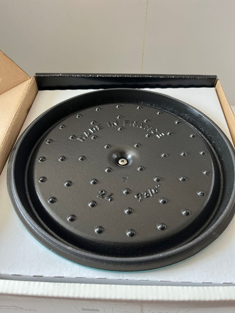 ストウブ　ココットラウンド　24cm ミント