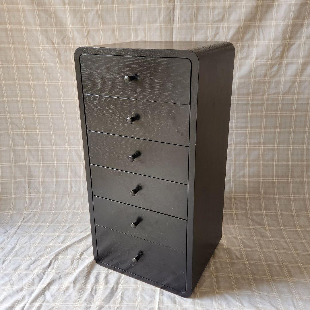 日進木工　NISSIN ブリック・ブロック チェストW700 ブラック　天然木