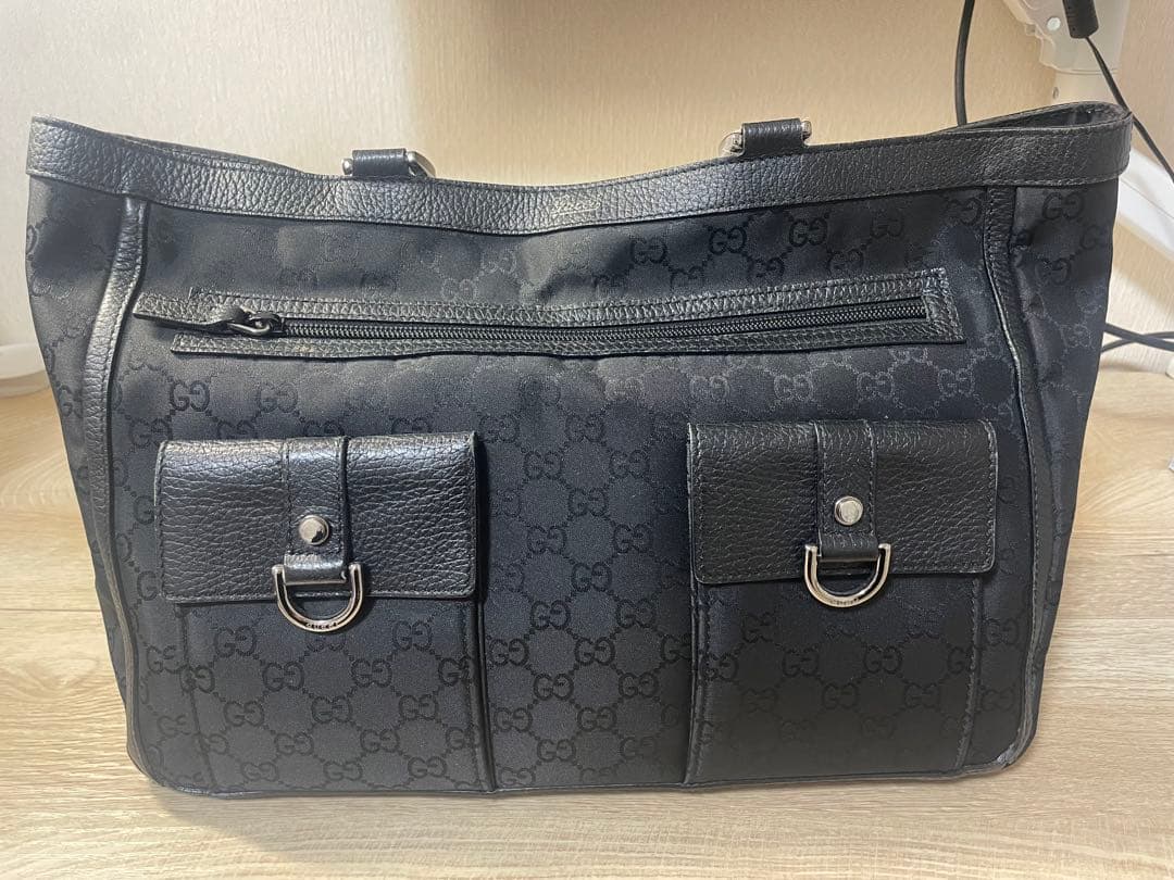 グッチ　トートバッグ Wポケット　アビーライン