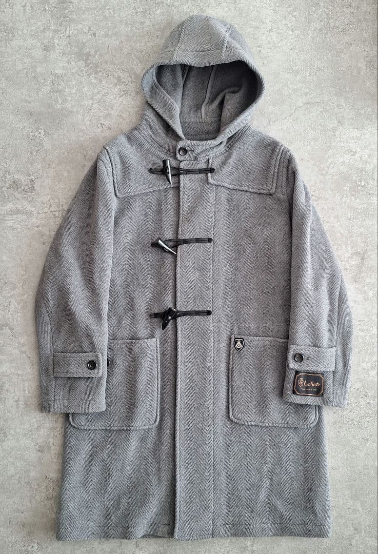 Orcival　Le tinte　ダッフルコート　ヘリンボーン　グレー　サイズ2