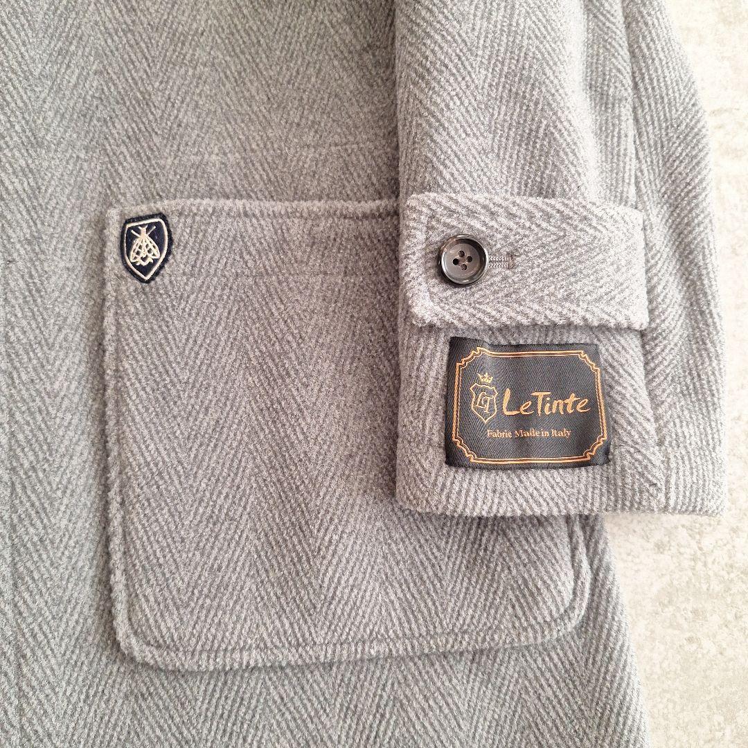 Orcival　Le tinte　ダッフルコート　ヘリンボーン　グレー　サイズ2