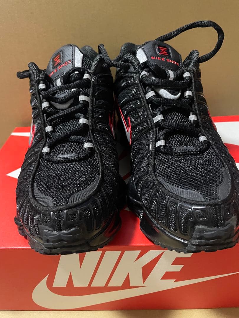 NIKE SHOX TL BLACK RED ナイキ ショックス 23cm
