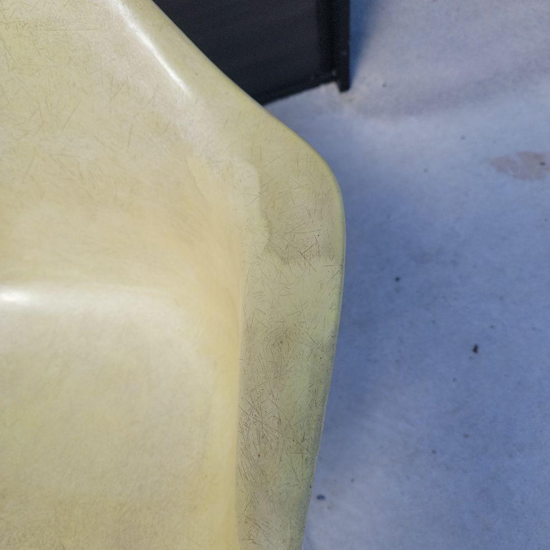 60's ミッドセンチュリー イエローアームチェア