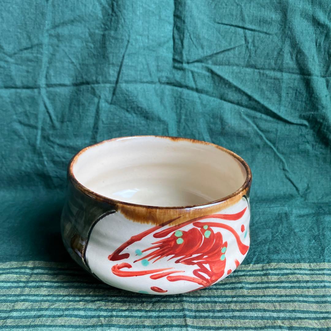 抹茶茶碗　茶道　壺屋焼き　新垣勉作