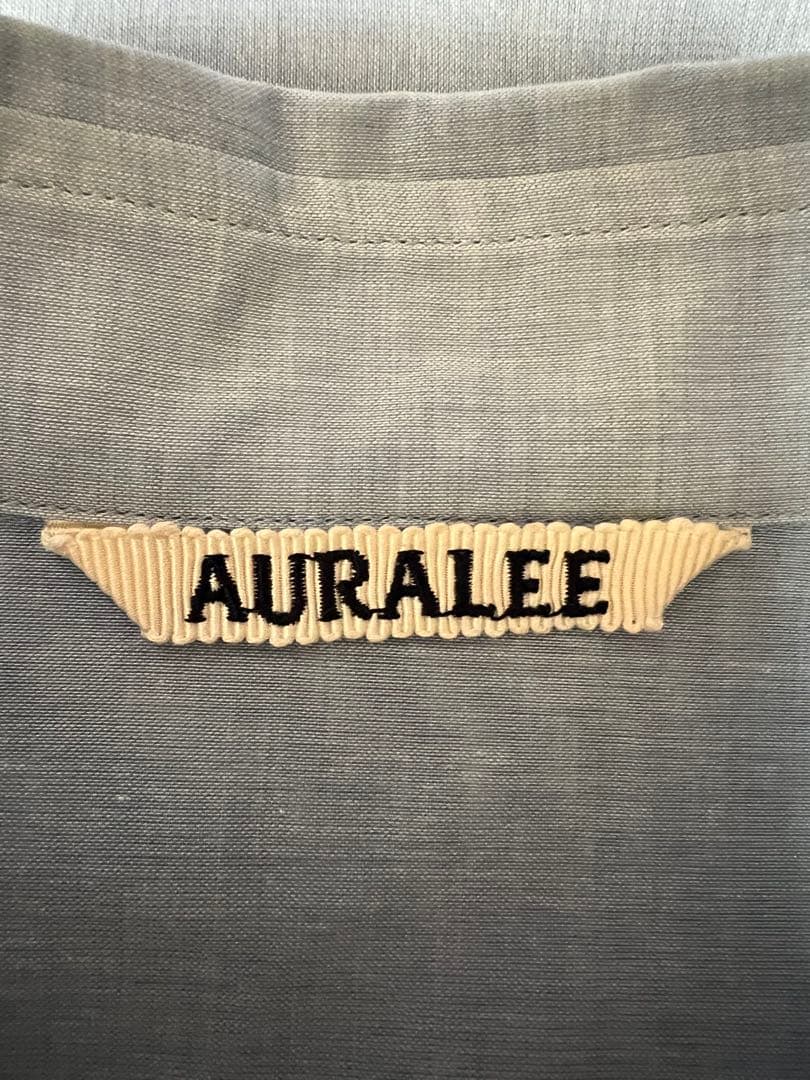 トップス AURALEE 24SS HARDTWIST FINX ORGANDYSHIRT