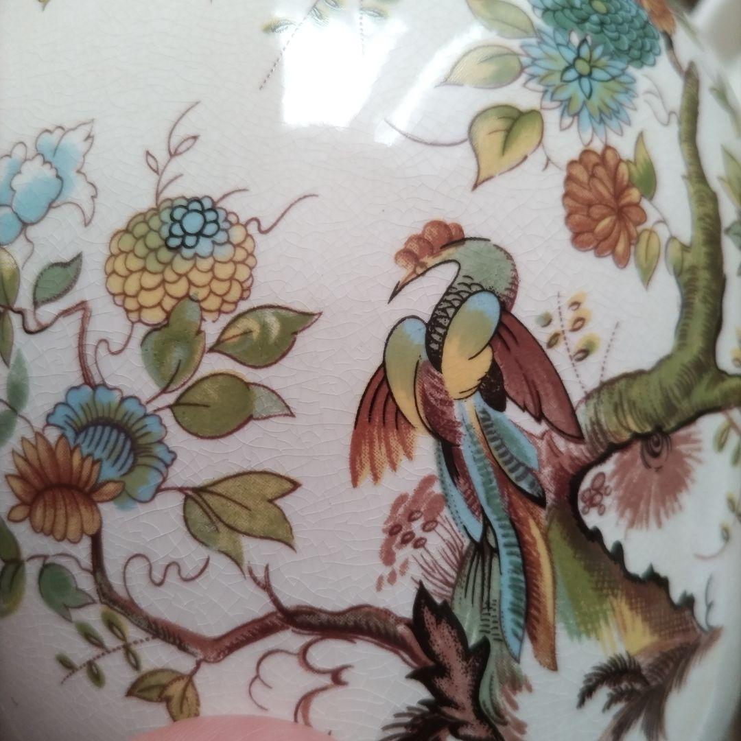 メイソンズ　花鳥文様　大型ティーキャニスター／クッキージャー