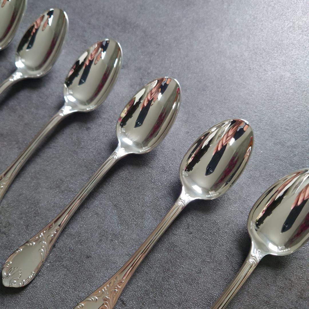 極美品 クリストフル マルリー ケーキフォーク コーヒースプーン 12点 箱付き