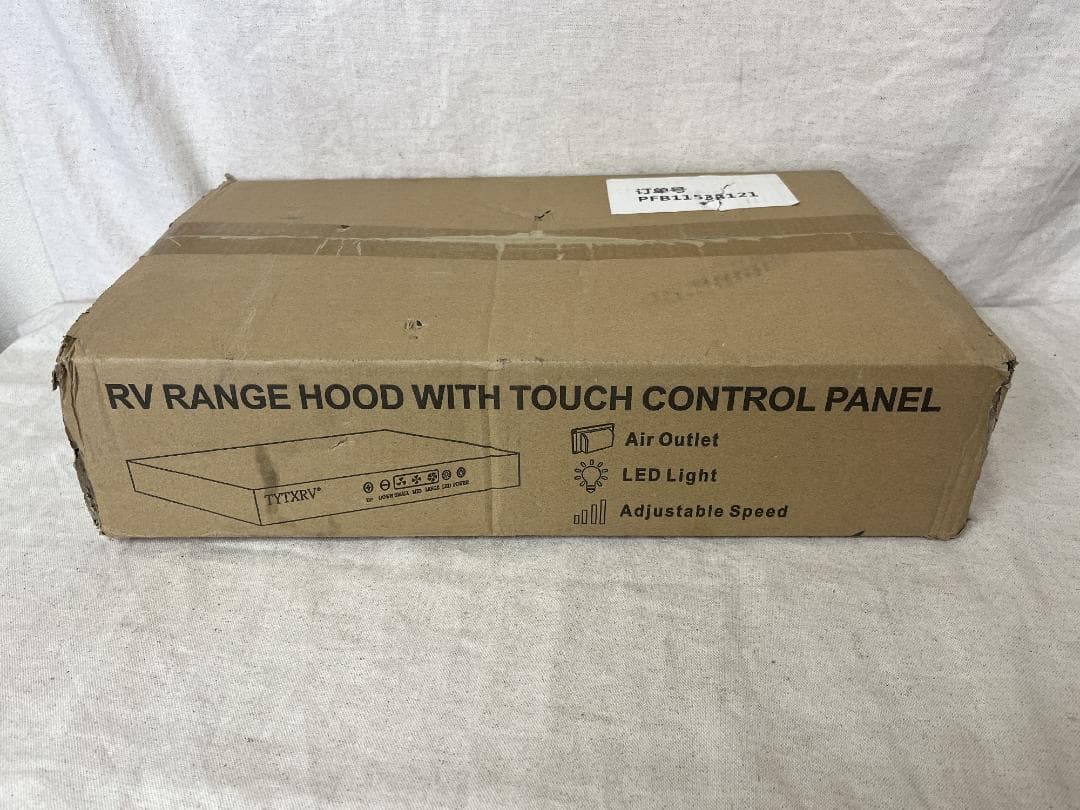 未使用！【RV用】 LEDライト付きレンジフード キャンピングカー・移動販売車に
