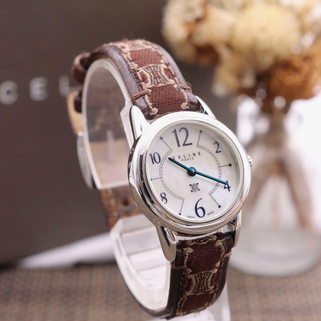 正規品【新品電池】CELINE マカダム/青針 動作品 人気モデル 美品 人気