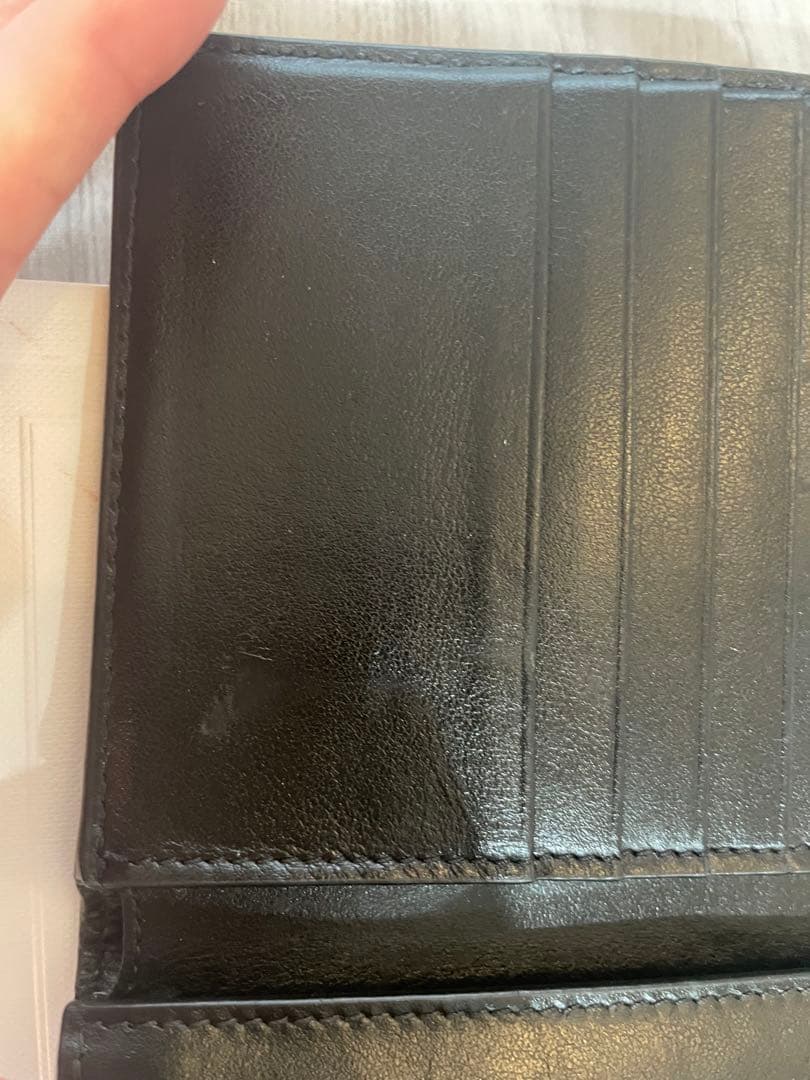 CELINE 二つ折り財布　スモールストラップウォレット　ブラック　黒