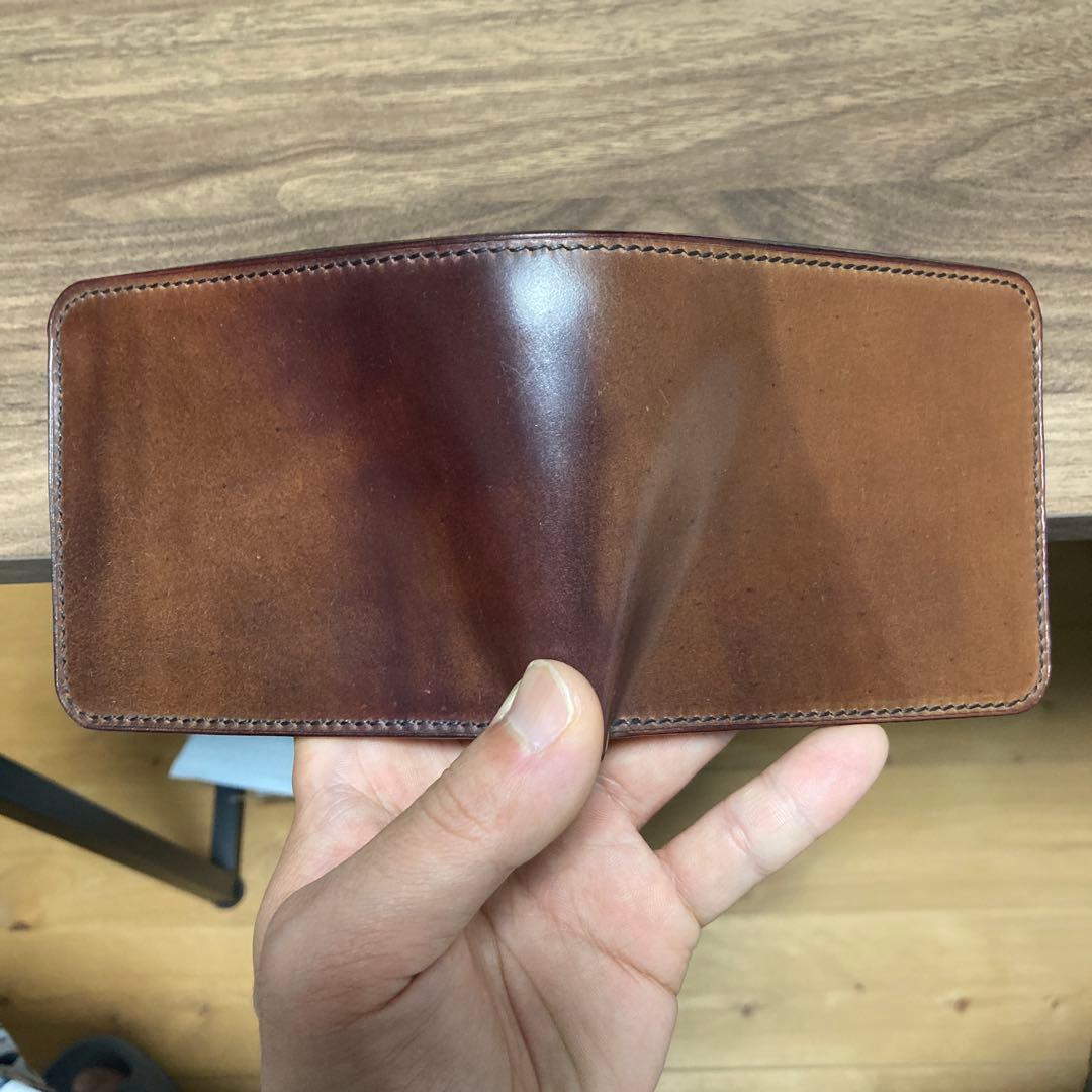 ホーウィンシェルコードバン　希少なマーブル色