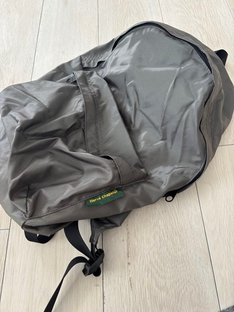 未使用　Hervé Chapelier グレー リュック