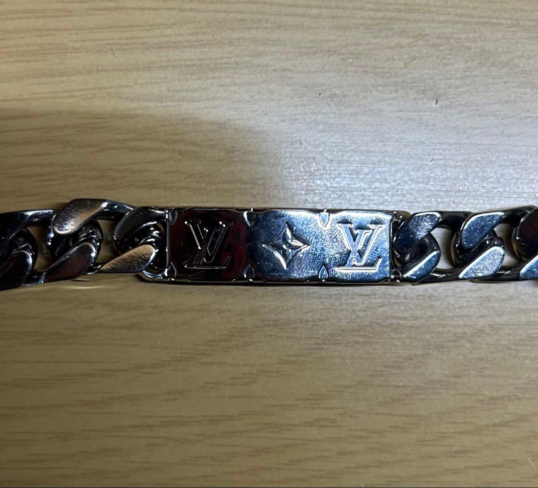 Louis Vuitton シルバー チェーンブレスレット　 （20cm）