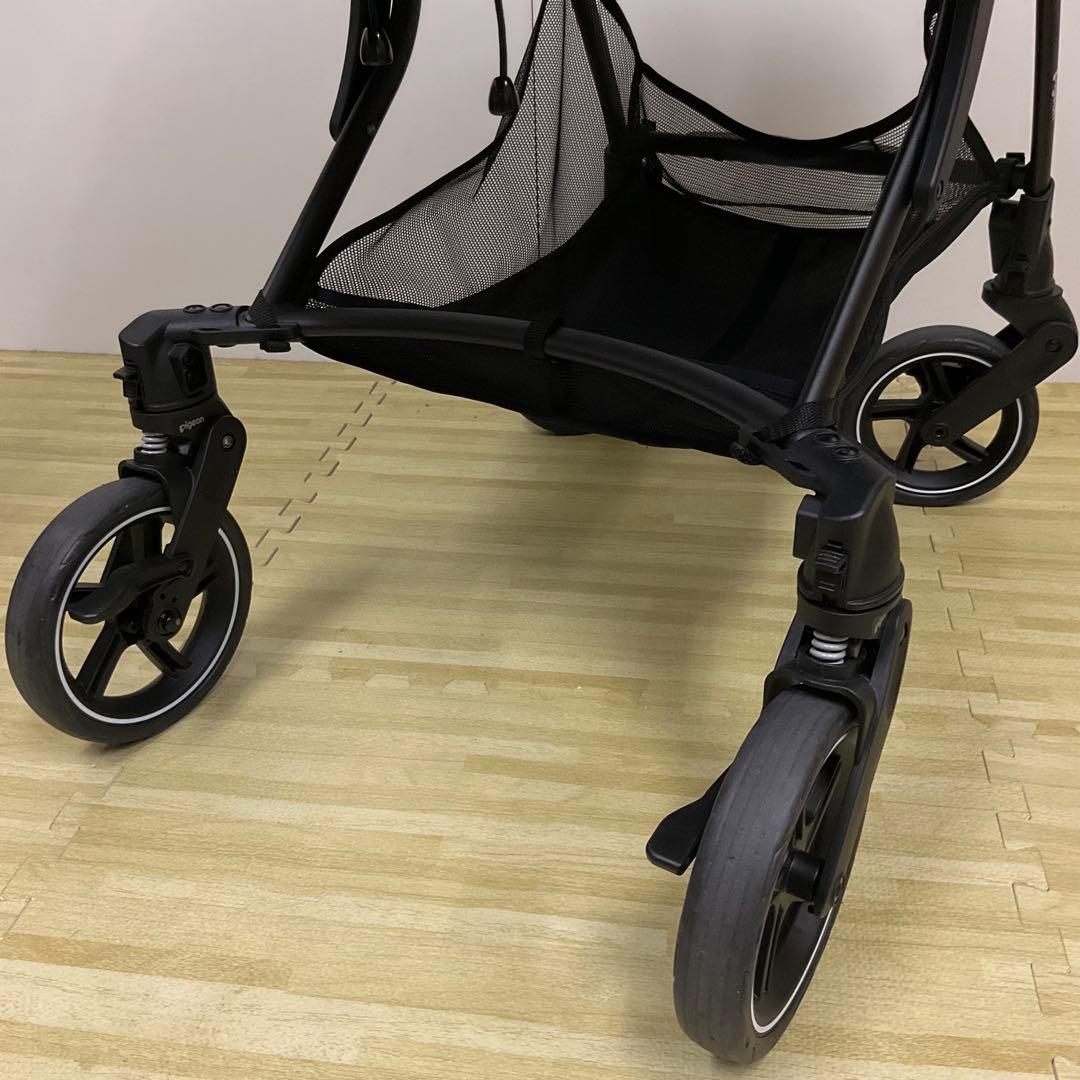 綺麗！Pigeon ランフィリノン RB2L オート4輪ハイシートベビーカー