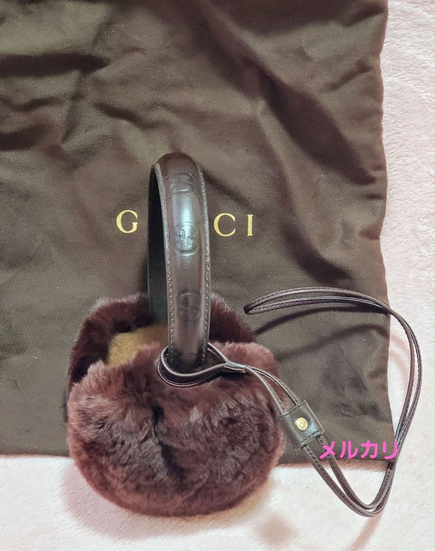 GUCCI イヤーマフ リアルファー 極美品 グッチ