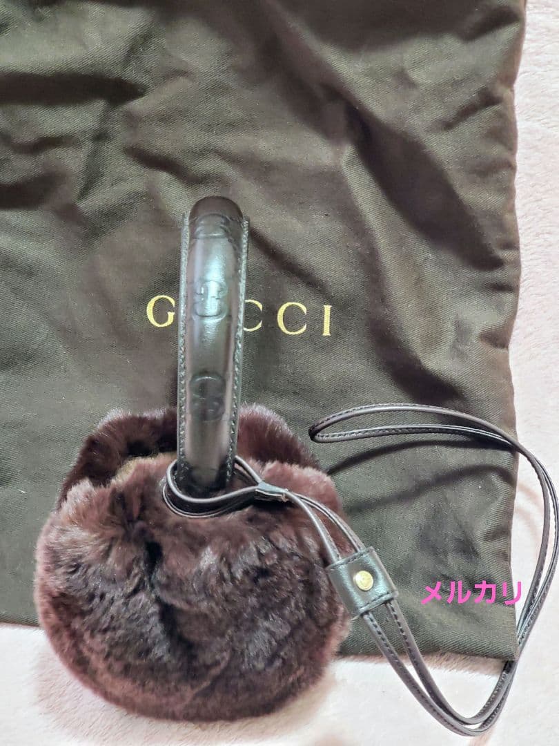 GUCCI イヤーマフ リアルファー 極美品 グッチ