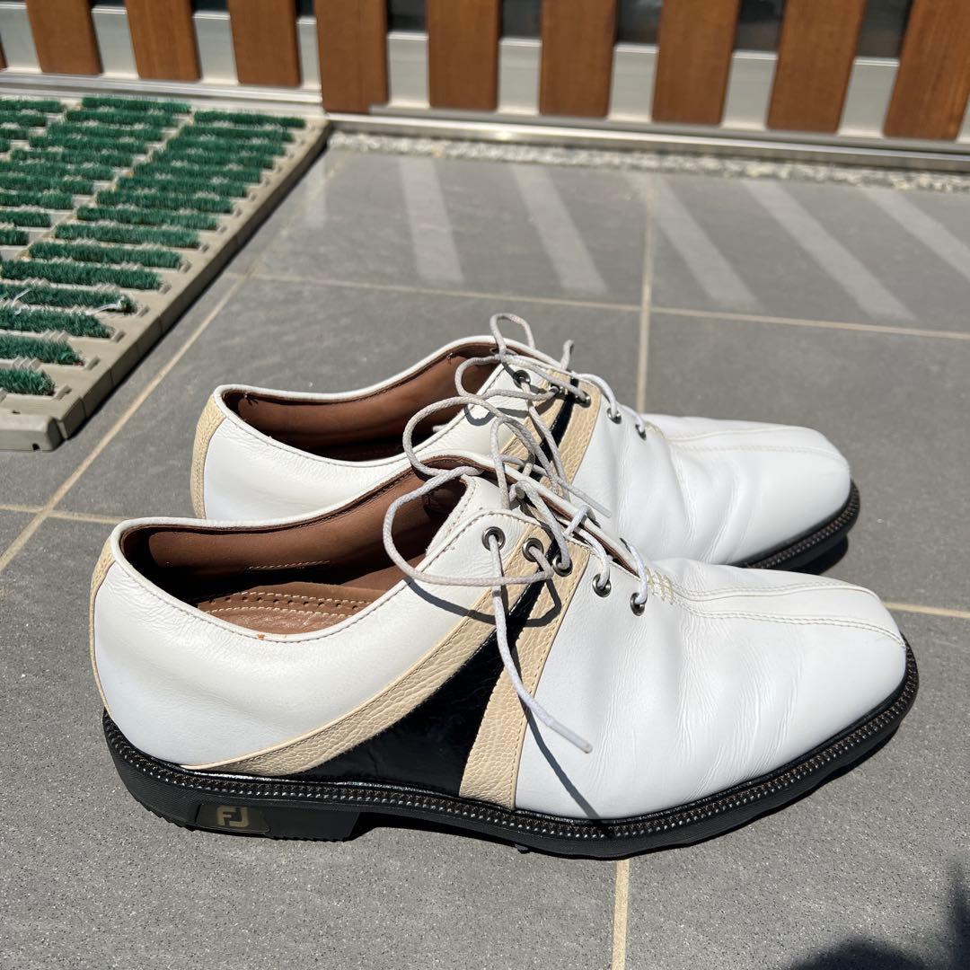 フットジョイゴルフシューズ ホワイト/ブラック/ベージュ　icon