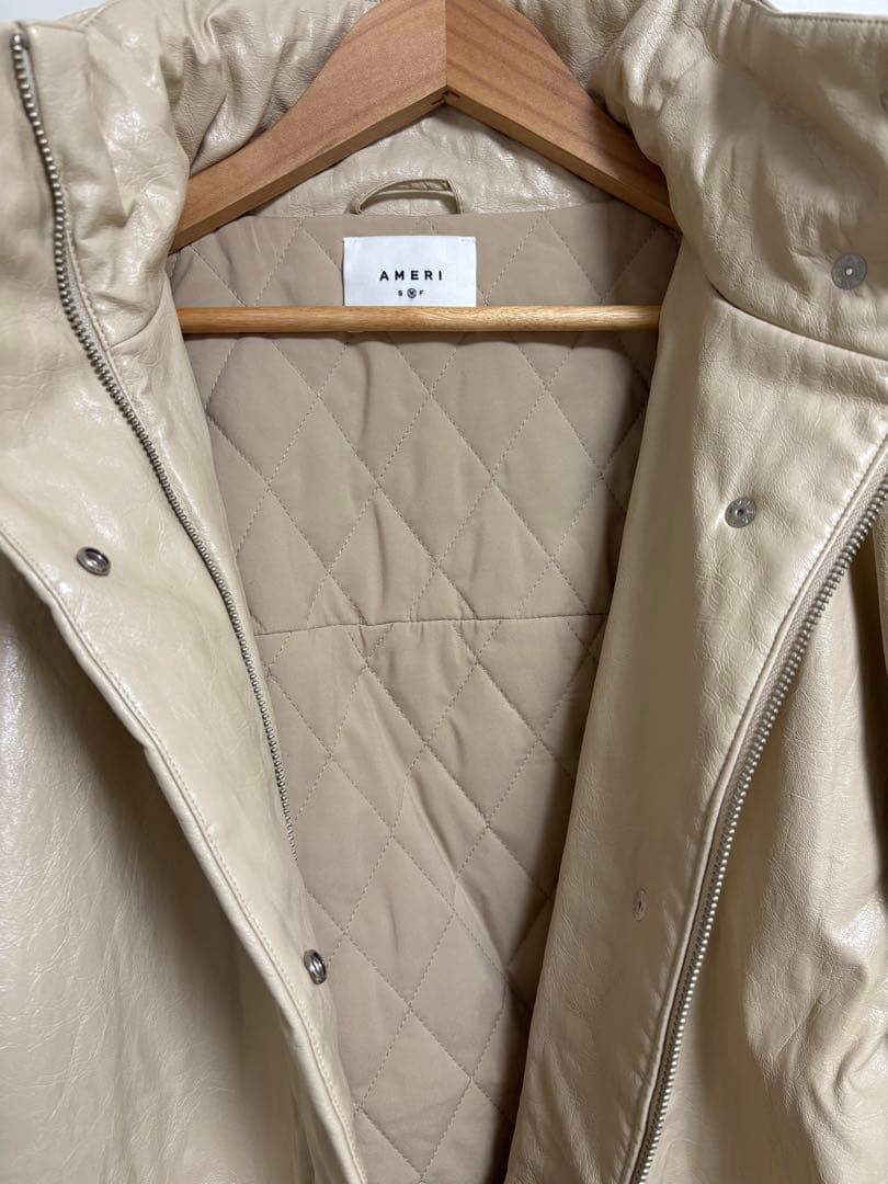 専用⭐︎PASTING LIKE SYNTHETIC LEATHER JACKET