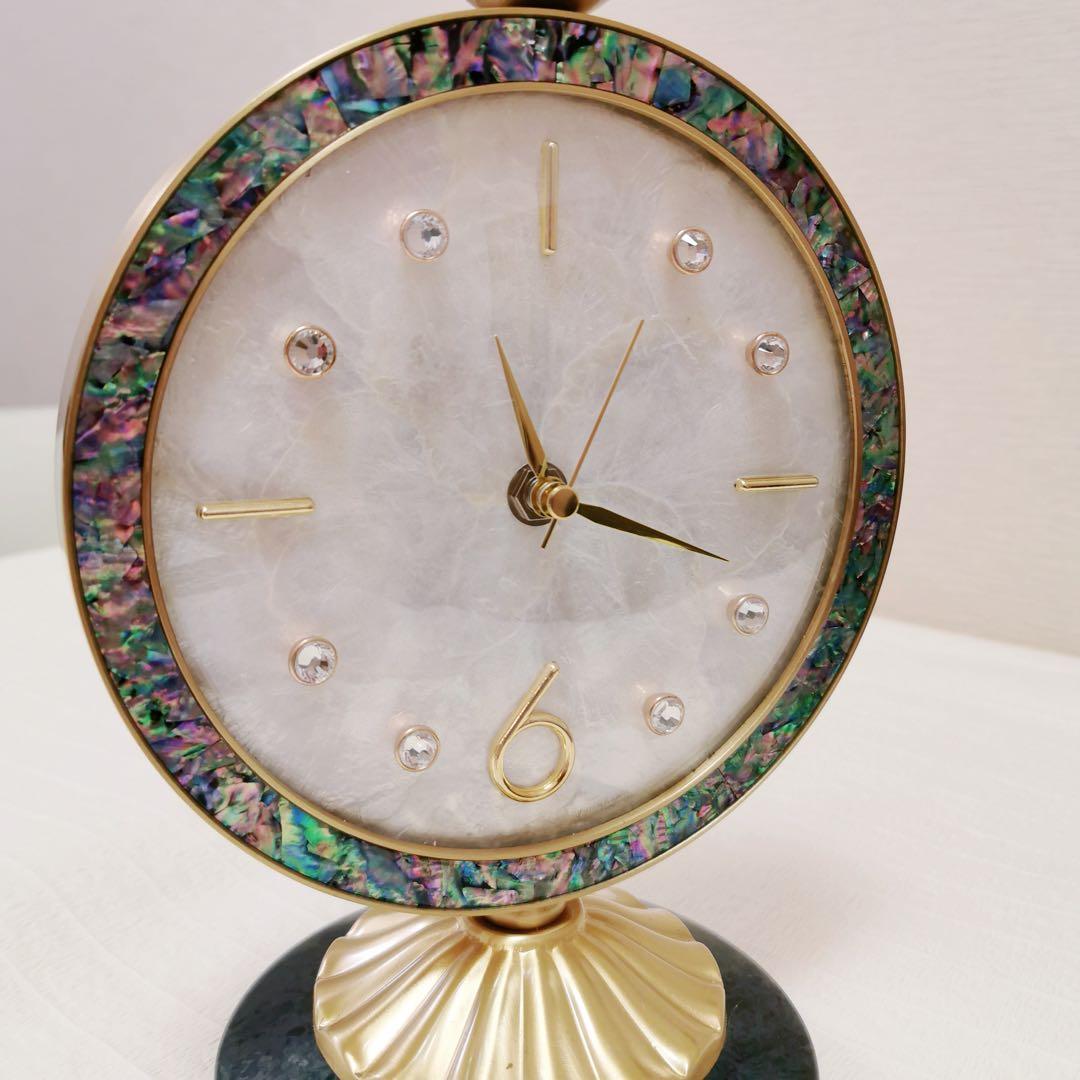 ✨完全新品 美品 電波置き時計 モダン 静音タイプ インテリアにも◎✨