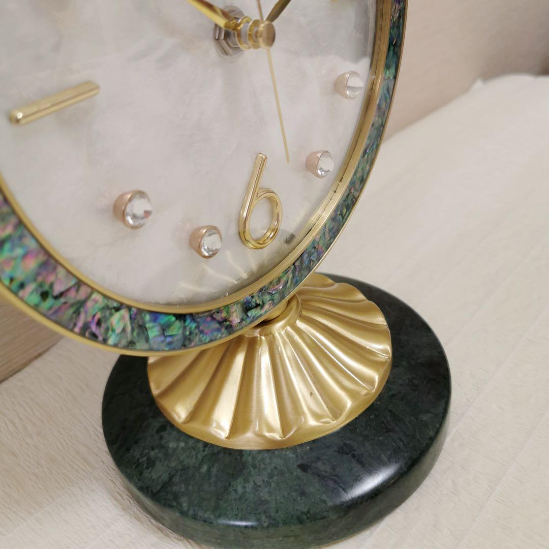 ✨完全新品 美品 電波置き時計 モダン 静音タイプ インテリアにも◎✨