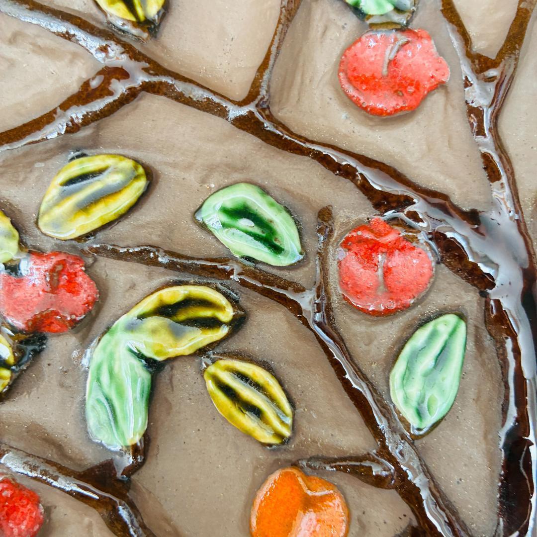 87 Jie Gantofta りんごの木 陶板