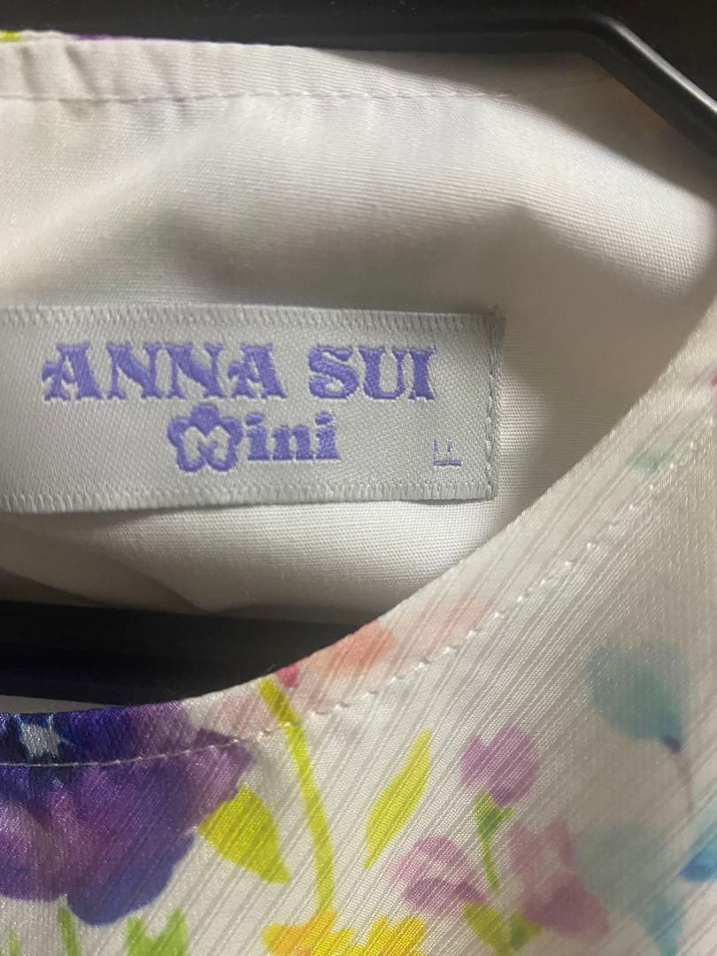 アナスイミニ　ANNA SUI mini 花柄ノースリーブワンピース