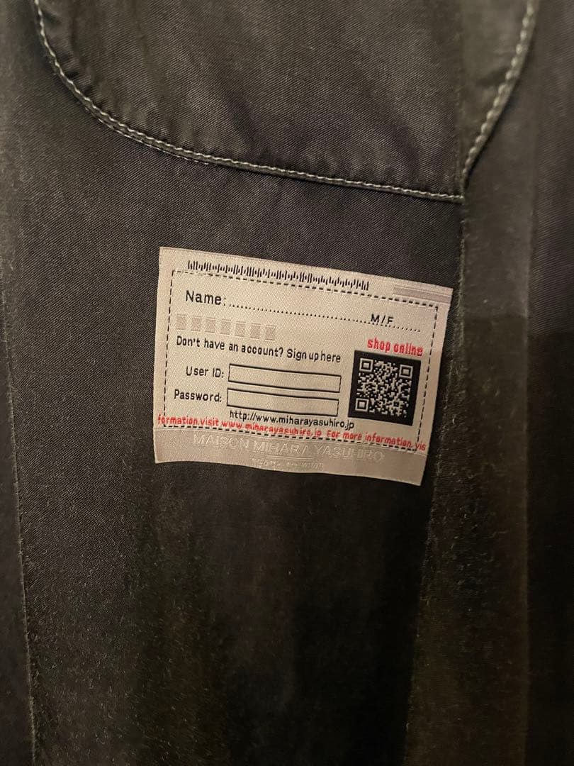 【✨早い者勝ち✨】メゾン ミハラヤスヒロ24ss グラデーションシャツ