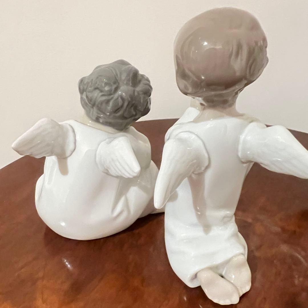 美品！！メルカリ最安値！リヤドロの磁器人形「可愛いお祈り」と「夢見る天使」