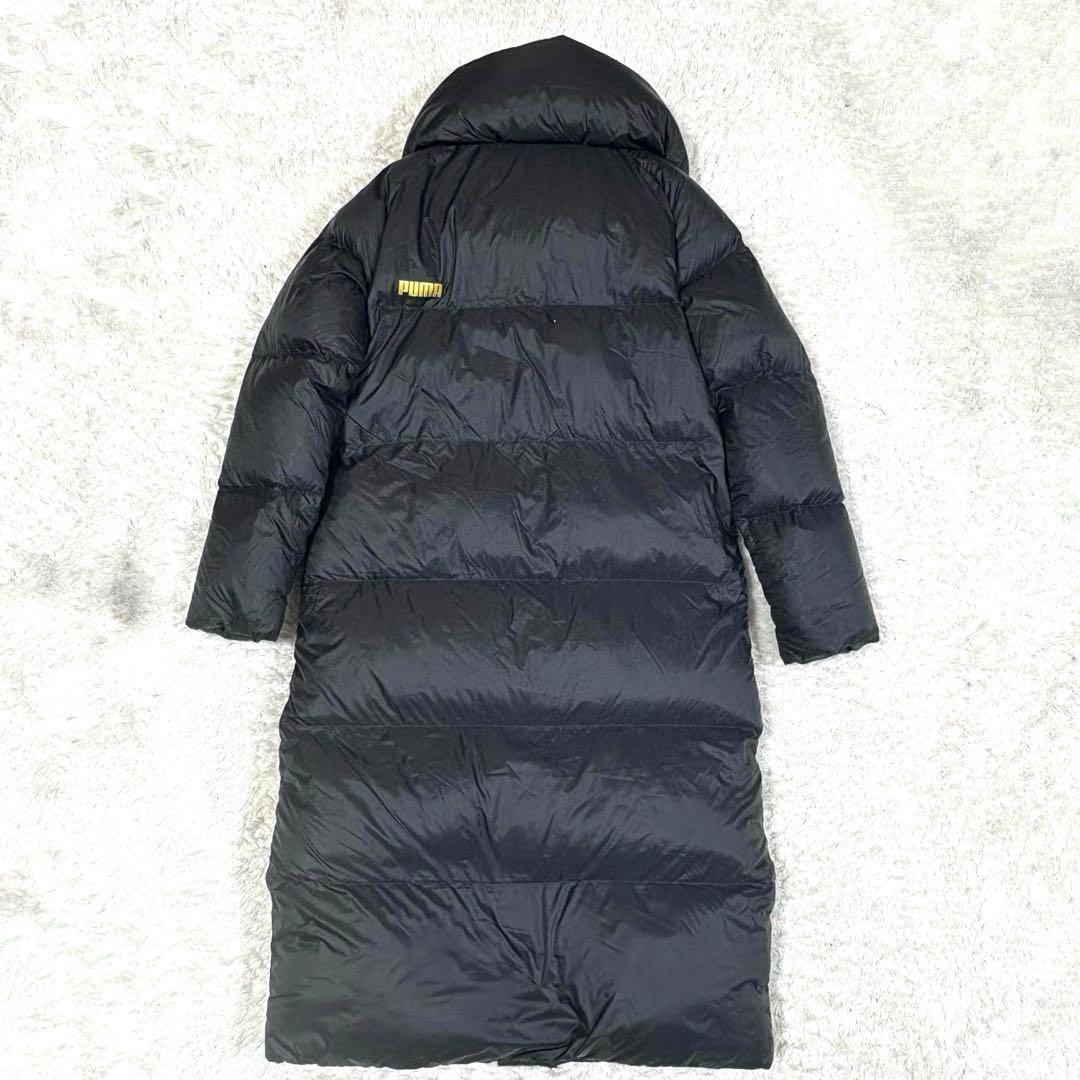 プーマ　ロングベンチコート ダウン90% ダウンコート 2重襟