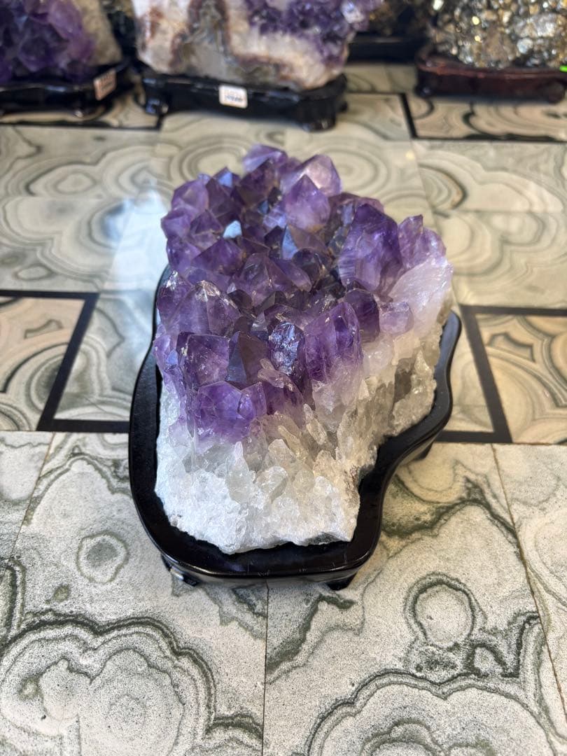 アメジスト　ストーン　鉱石　希少　置物　インテリア 4