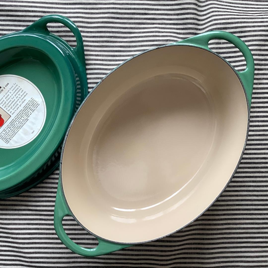 【入手困難 デッドストック】クーザンス/ ルクルーゼ ドゥフー 28 ミント色