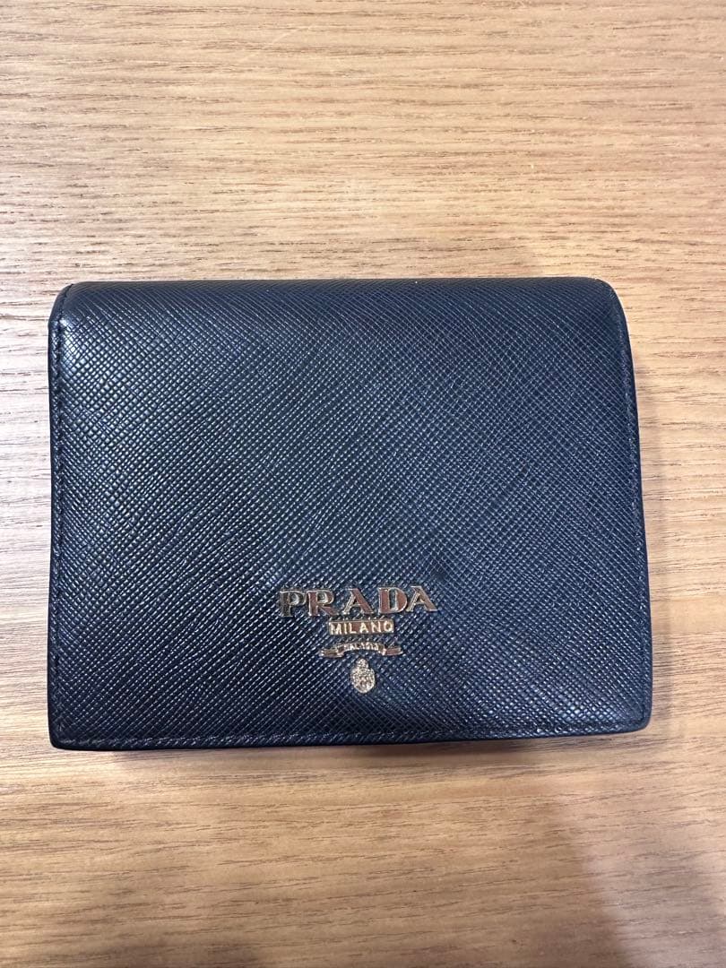 PRADA 財布 サフィアーノ メタル 二つ折り