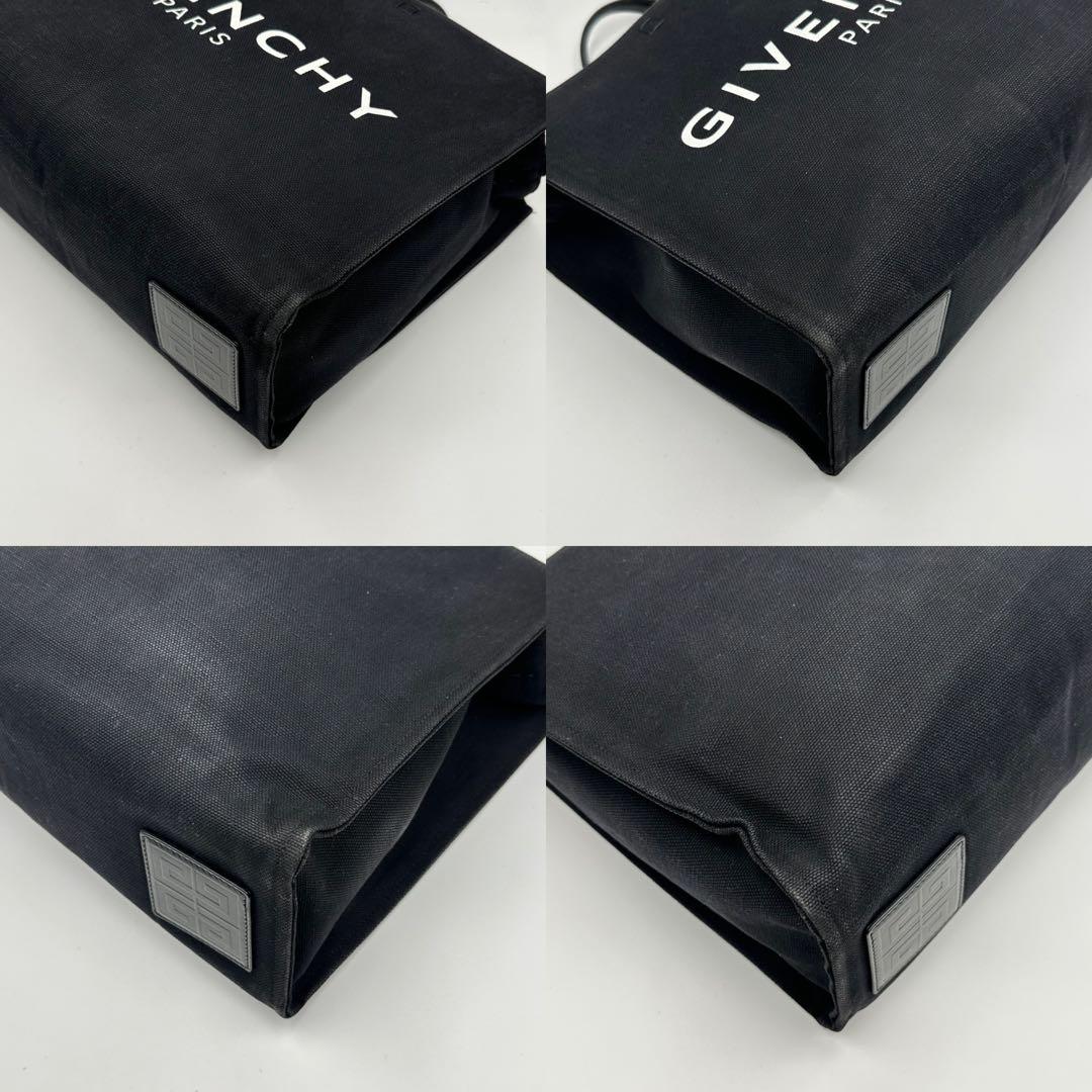 ジバンシー トートバッグ 2way ショルダー レザー 黒色 ブラック