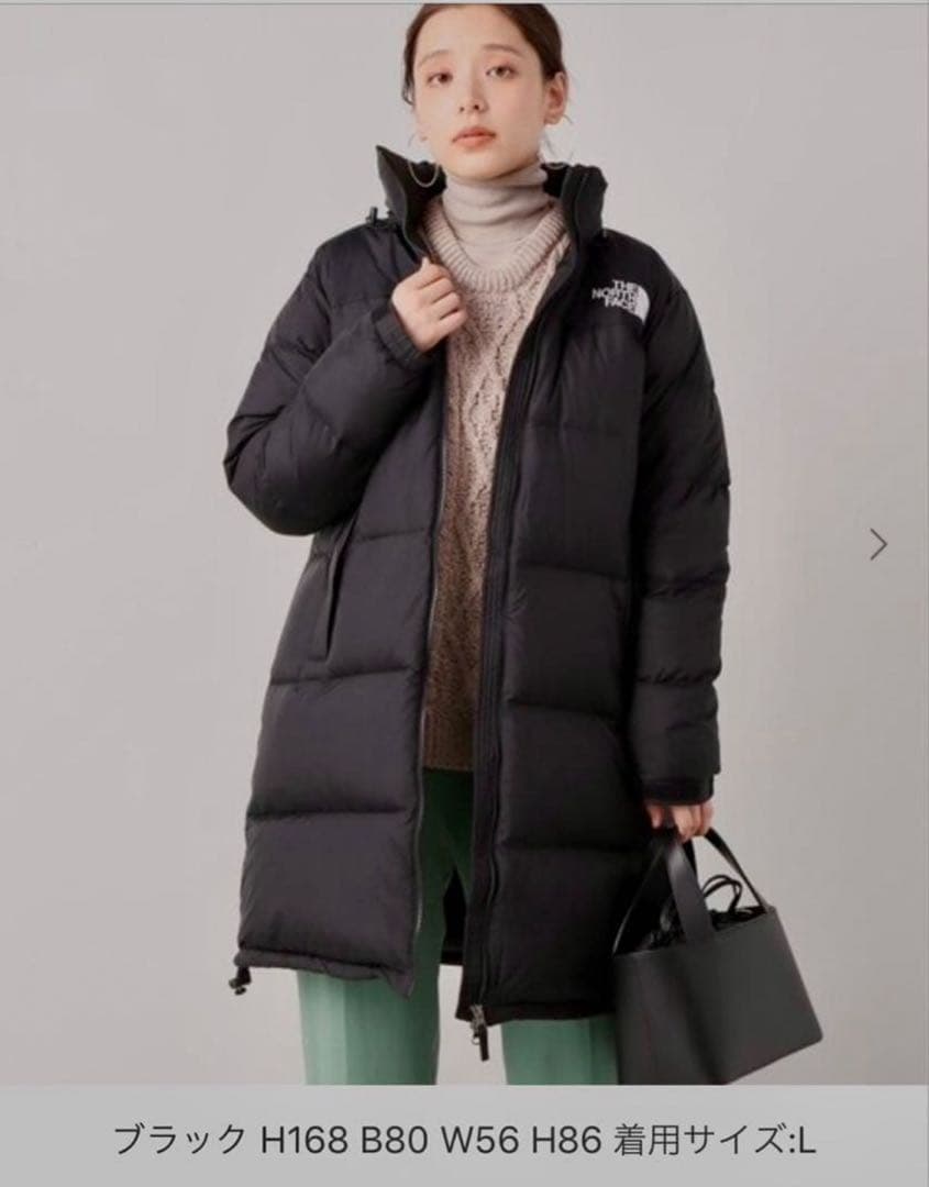 【値下げ‼︎】新品　THE NORTH FACE ダウンコート　ロングヌプシ　L
