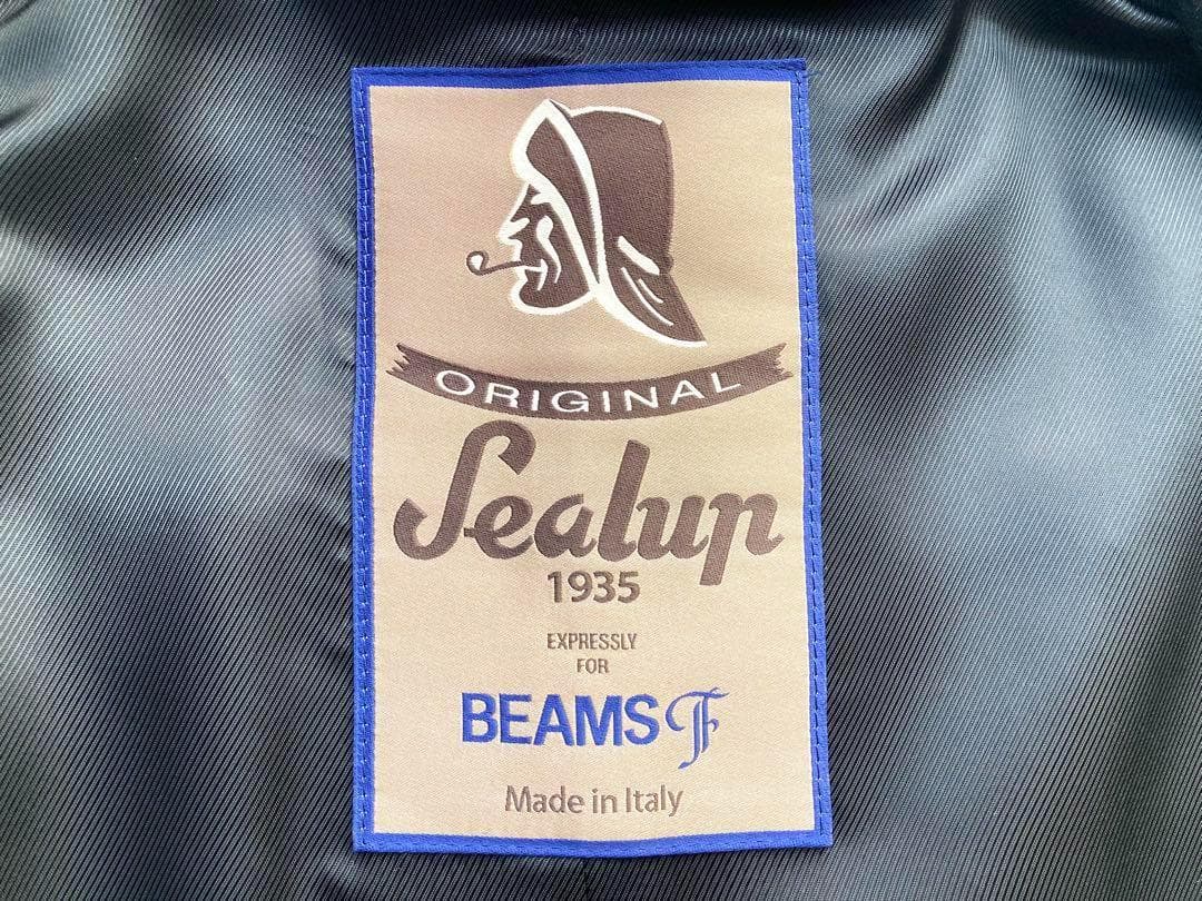 い 都会的な大人の極上Aライン傑作バルカラーコート シーラップ ビームスF