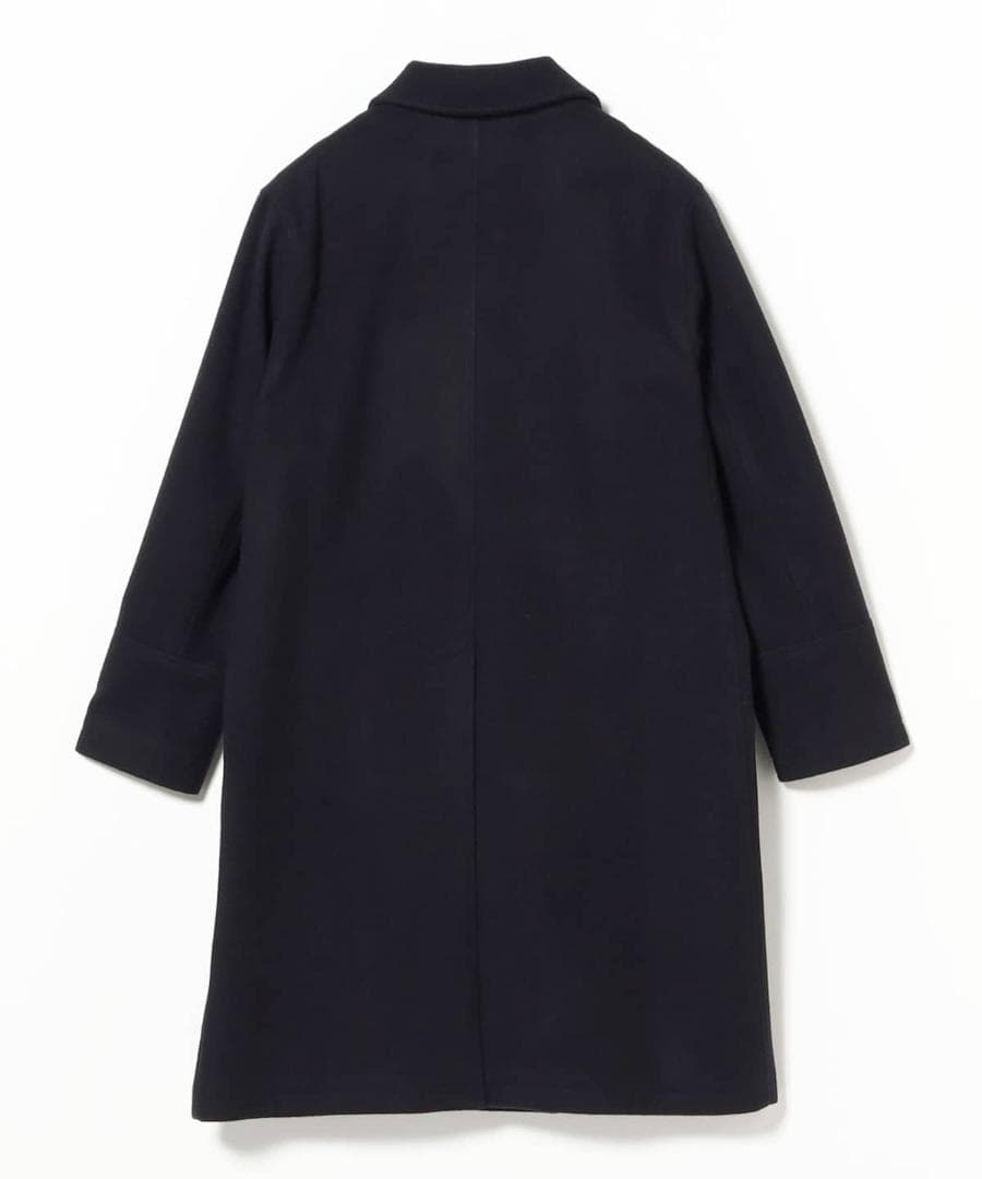 い 都会的な大人の極上Aライン傑作バルカラーコート シーラップ ビームスF