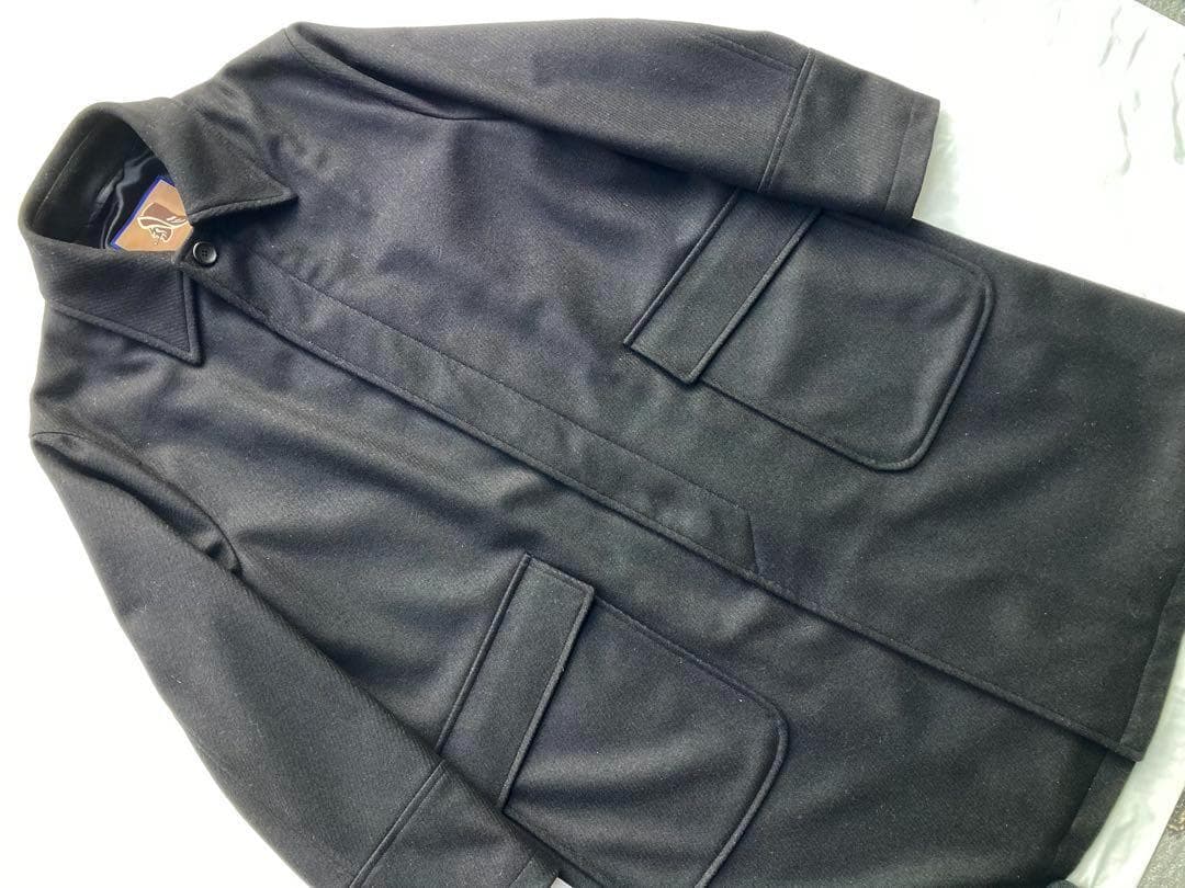 い 都会的な大人の極上Aライン傑作バルカラーコート シーラップ ビームスF