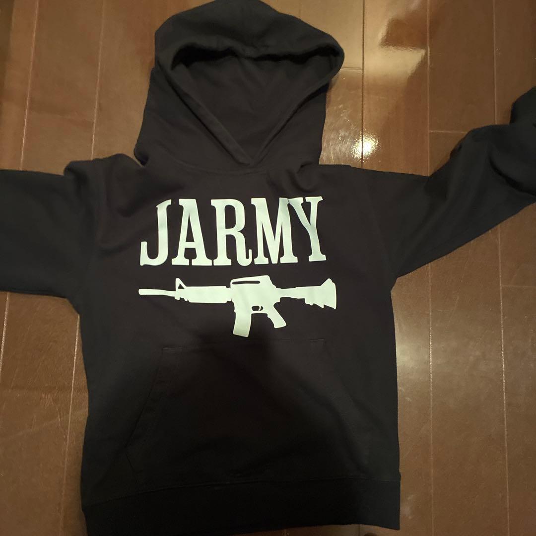 超希少品！　JARMY 武器デザイン ダークブルー パーカー