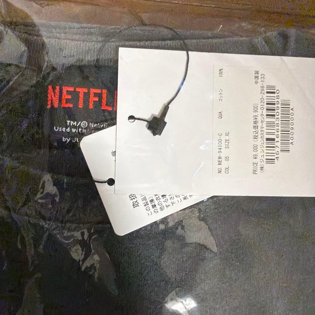 未開封タグ付き XLサイズ NETFLIX 地面師たち Tシャツ　佐々木さん