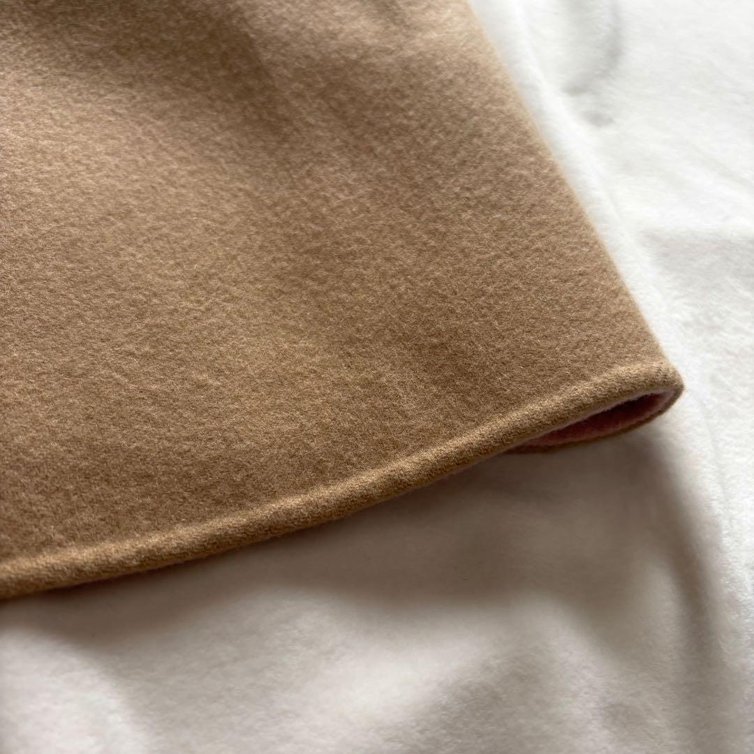 美品☆ボールジィ　トゥモローランド　カシミヤ混　ノーカラーコート ロングコート