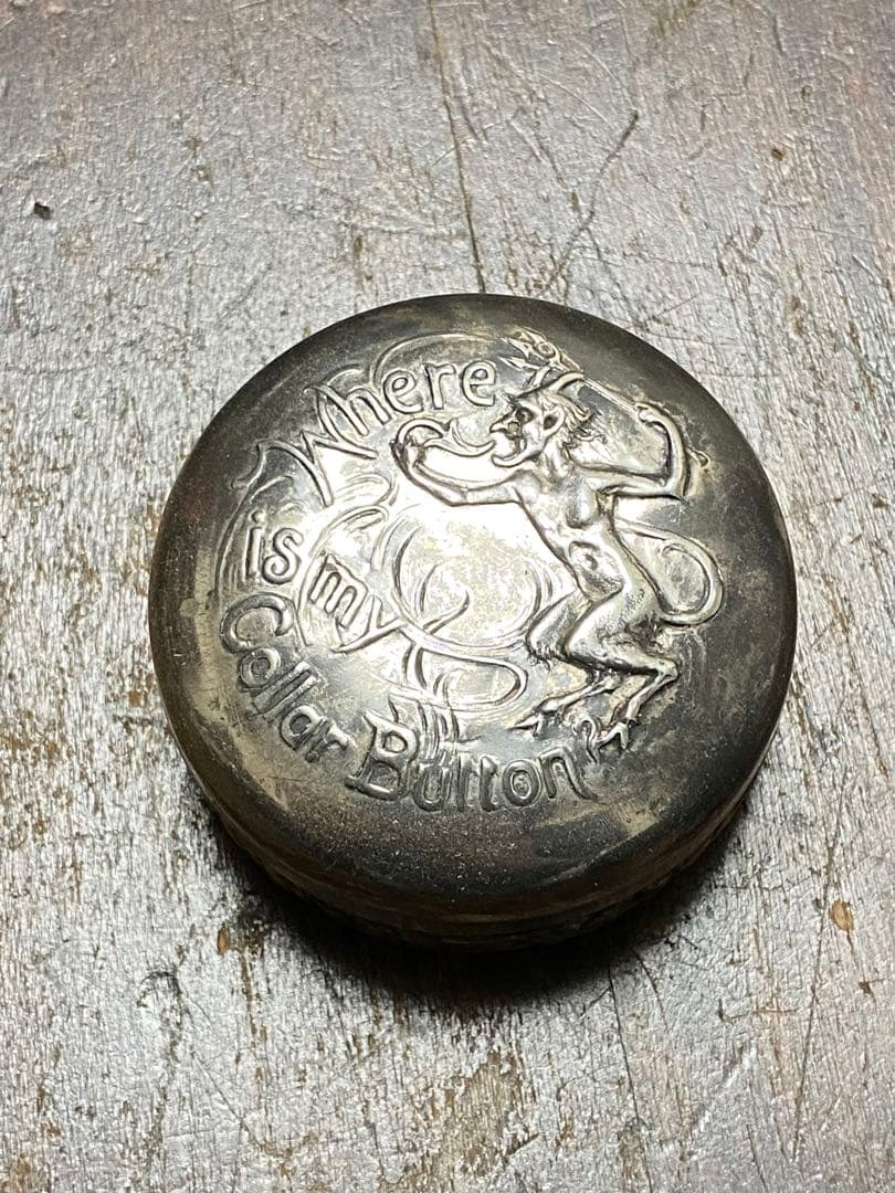 アンティーク デビル アクセサリー ケース ピルケース バイカー ハーレー 古着