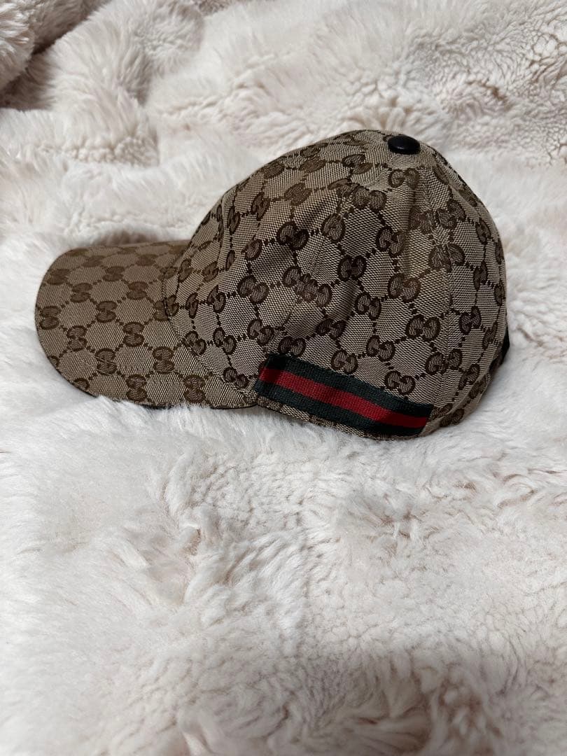 GUCCI/GGパターンキャップ