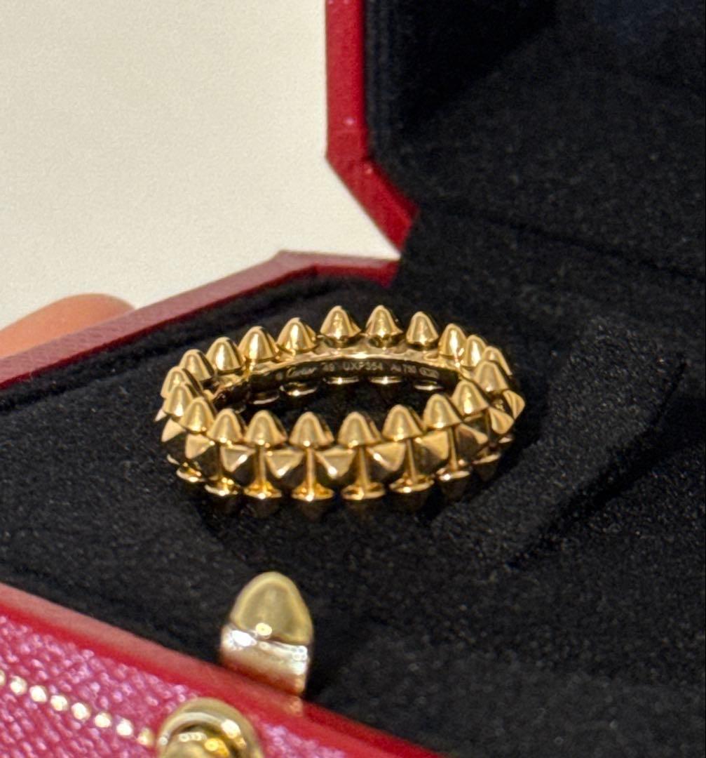 【まなみ出品】Cartier 18Kクラッシュゴールドリング