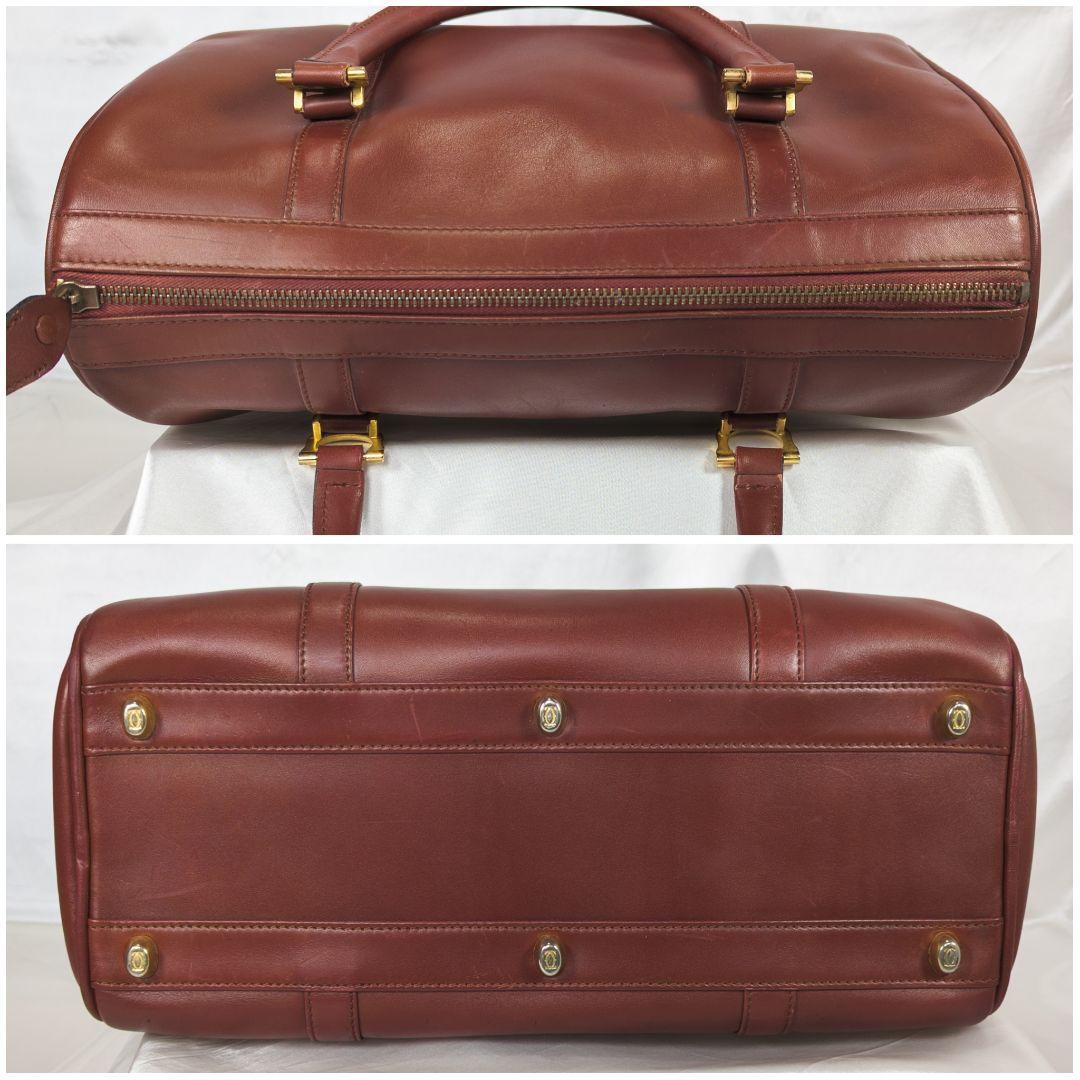 Cartier カルティエ マストライン ボストンバッグ パドロック鍵 付き