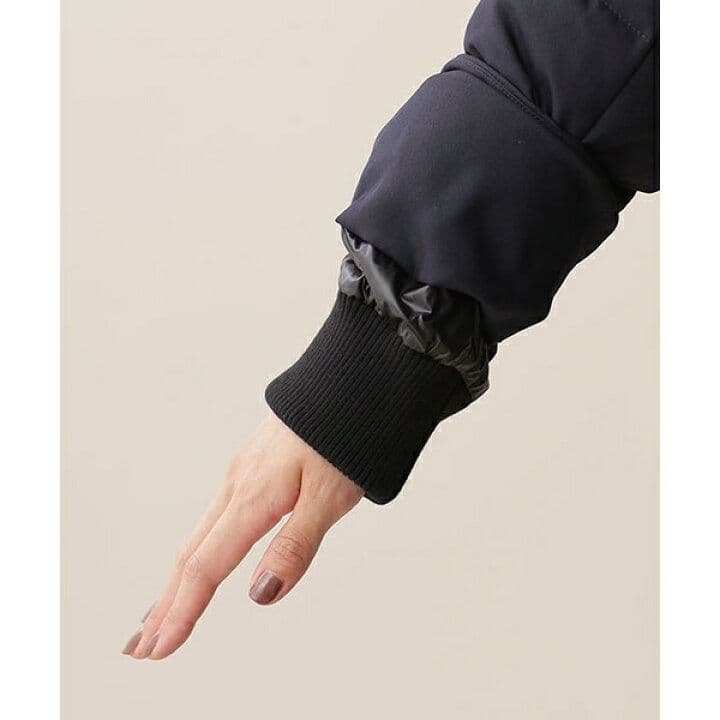 【nano・universe】西川ダウンコート ネイビー ファー取り外し可能