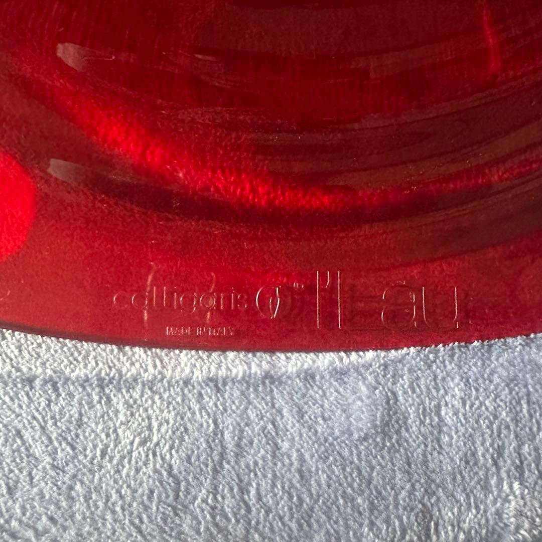 【廃盤レア】イタリア製　カリガリス L'EAU アクリルチェア 赤　ネジあり