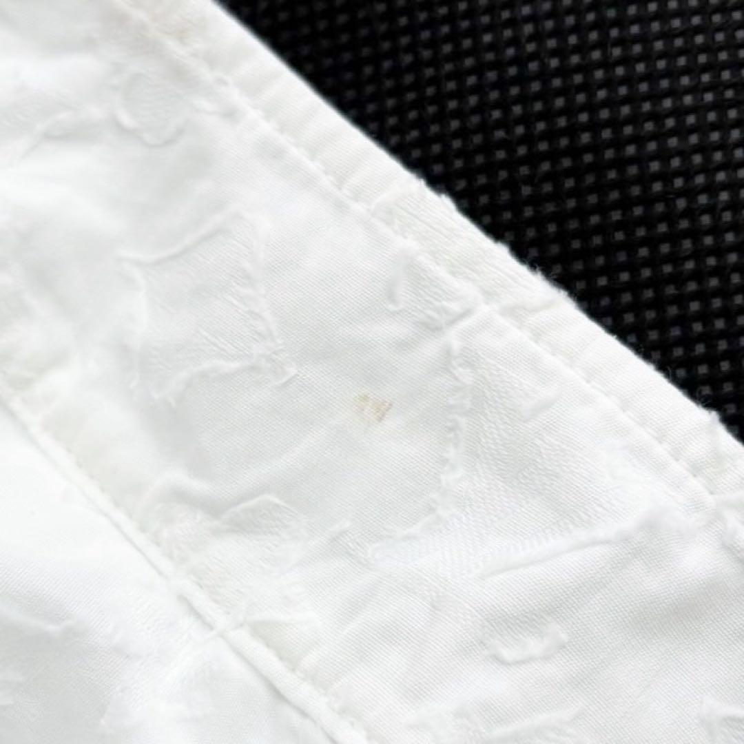 LOUIS VUITTON 19AW モノグラム フリルブラウス ゴールド 40