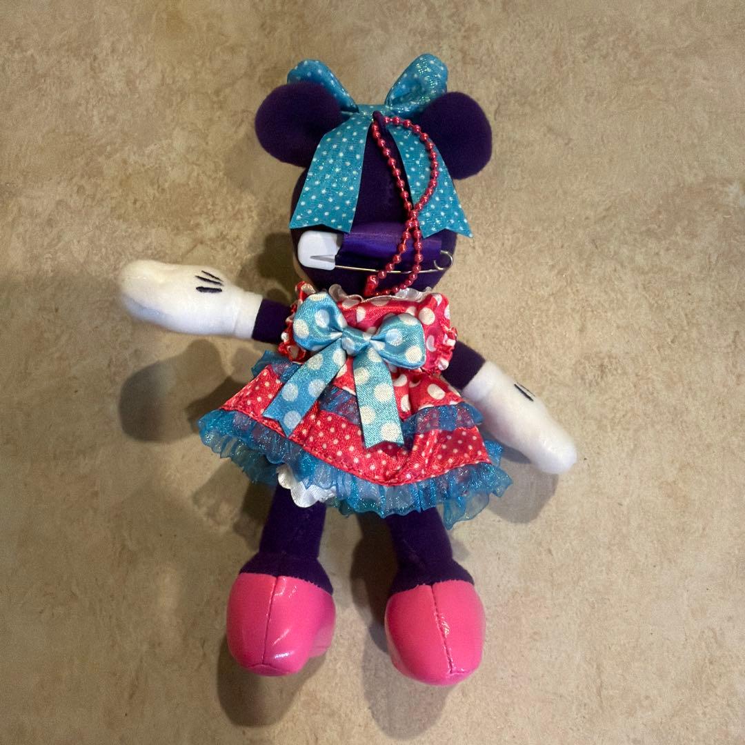 ディズニー ミニー ぬいぐるみバッジ