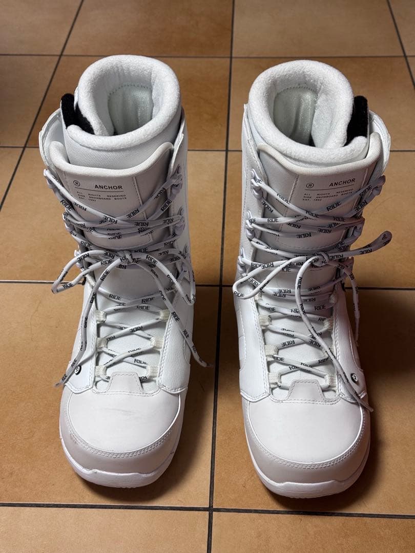 ANCHOR ホワイト スノーボードブーツRIDE ライド