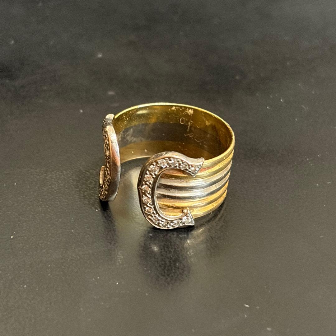 Cartier カルティエ リング 750 K18 2C 51サイズ ダイヤ